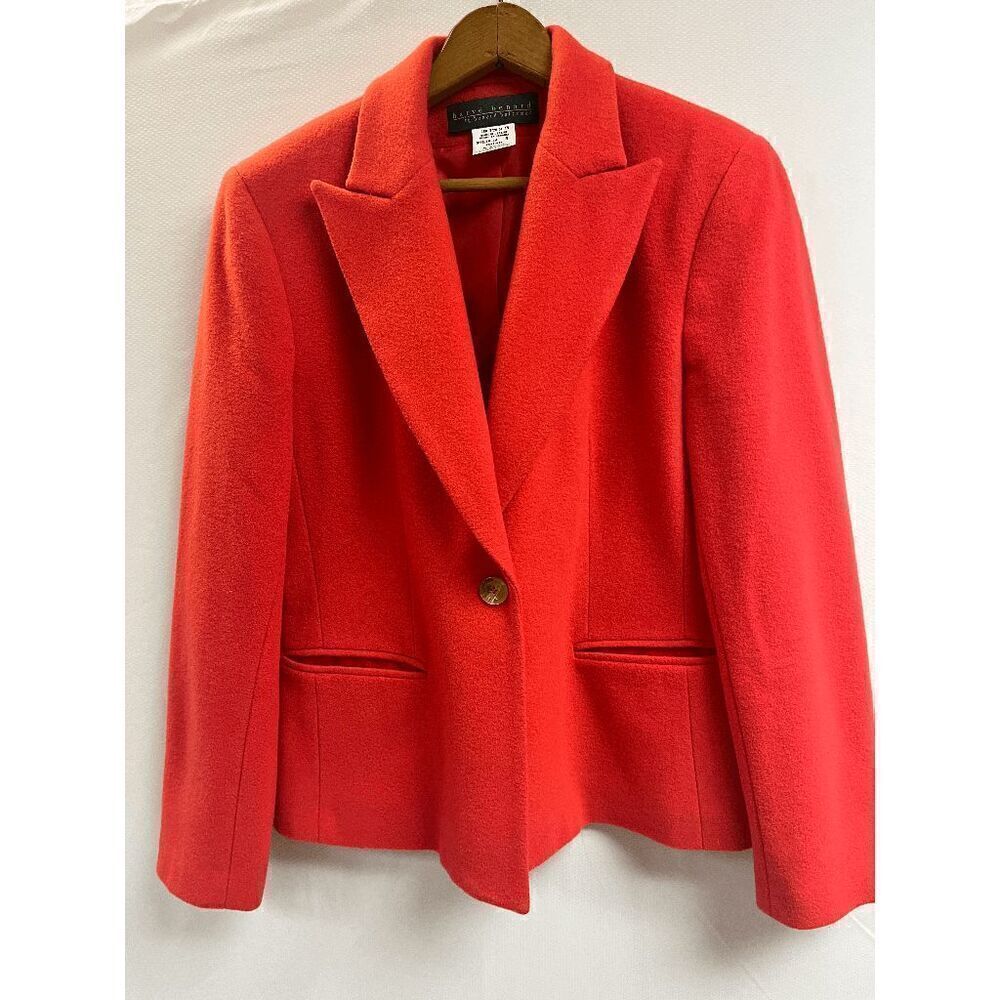 Harve benard by benard holtzman Womens Single Breasted Coat Size 8 - Picture 7 of 7